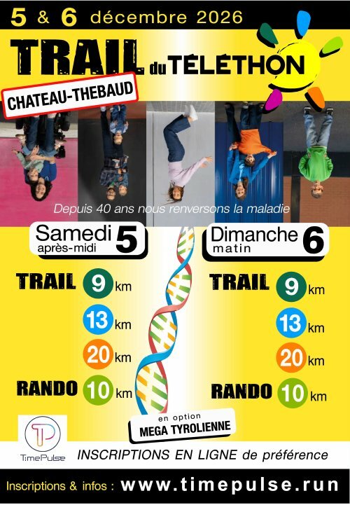 Trail du Téléthon Château Thébaud 2026